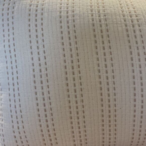 Oake Home Contrast Stitch
Decorative Pillow, Cream,
16"×24" - Picture 3 of 4